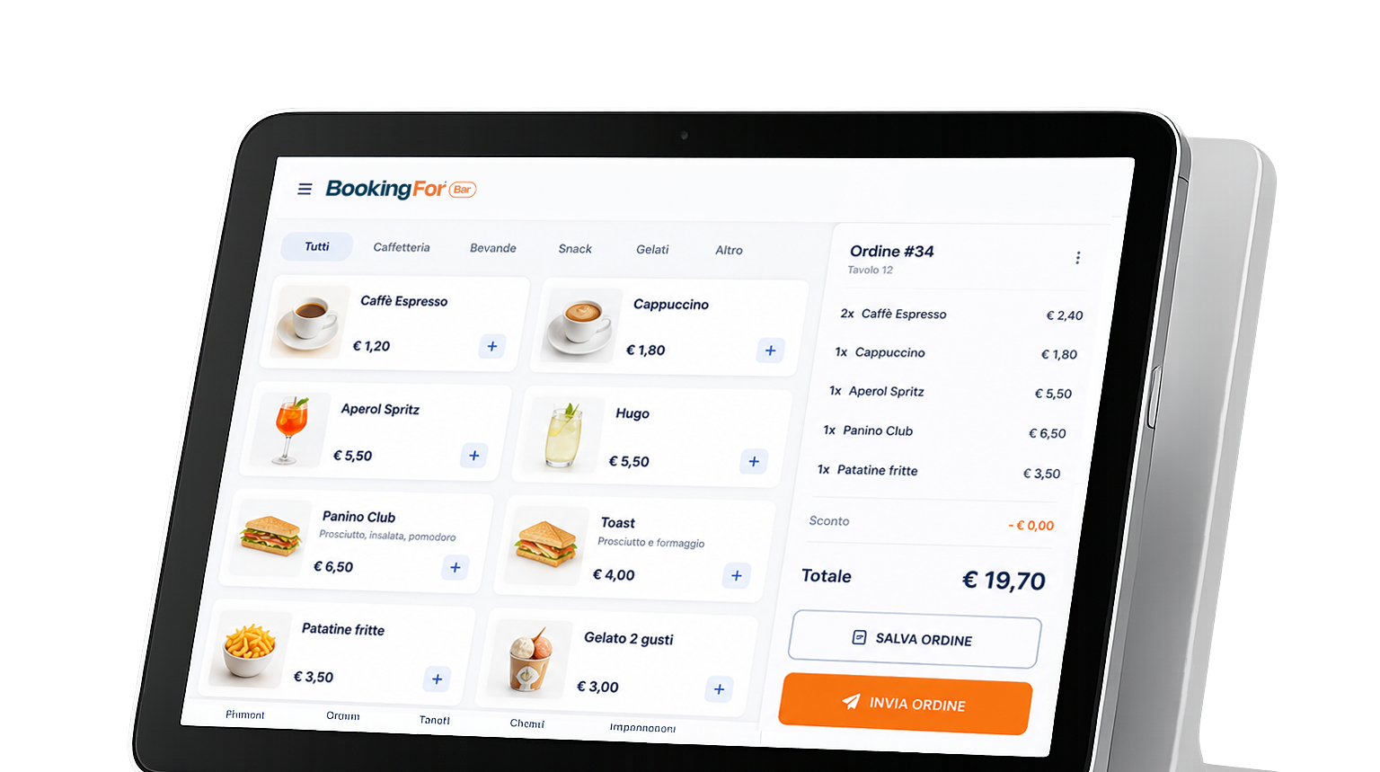 Software per bar self-service